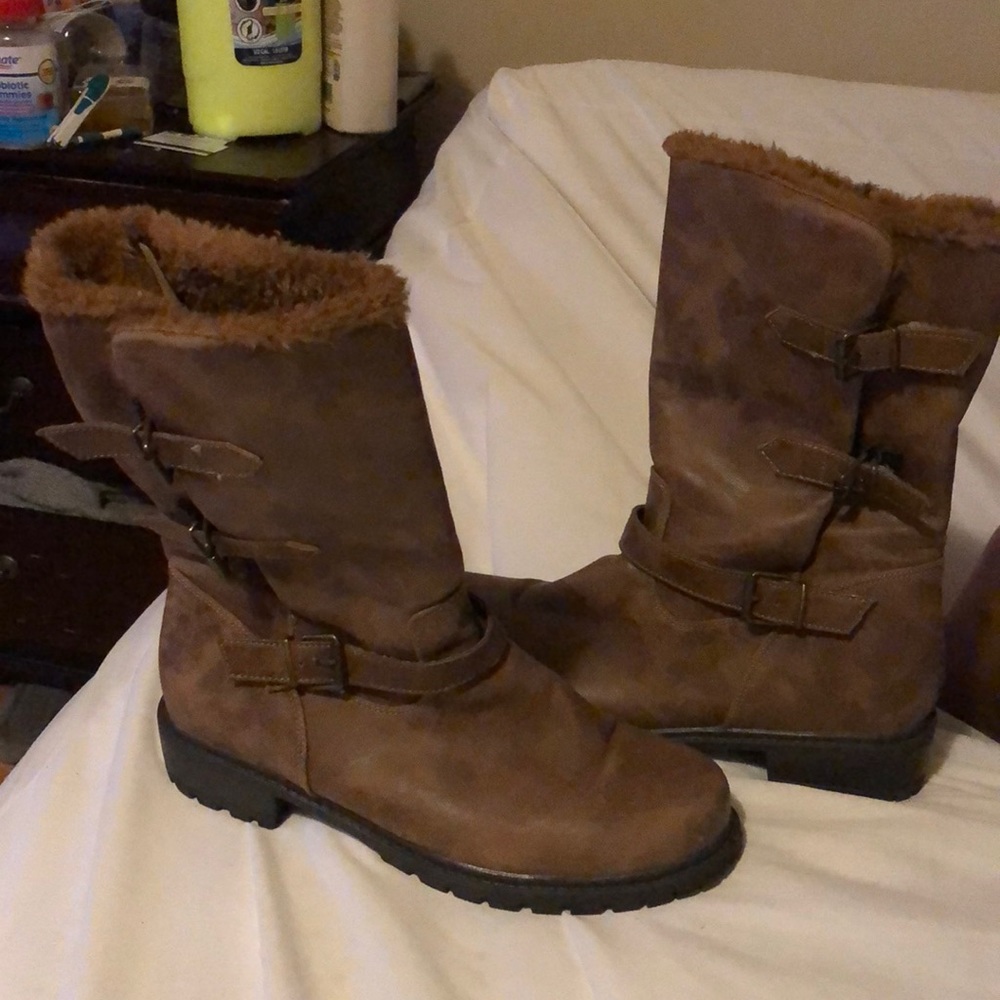Brown boots